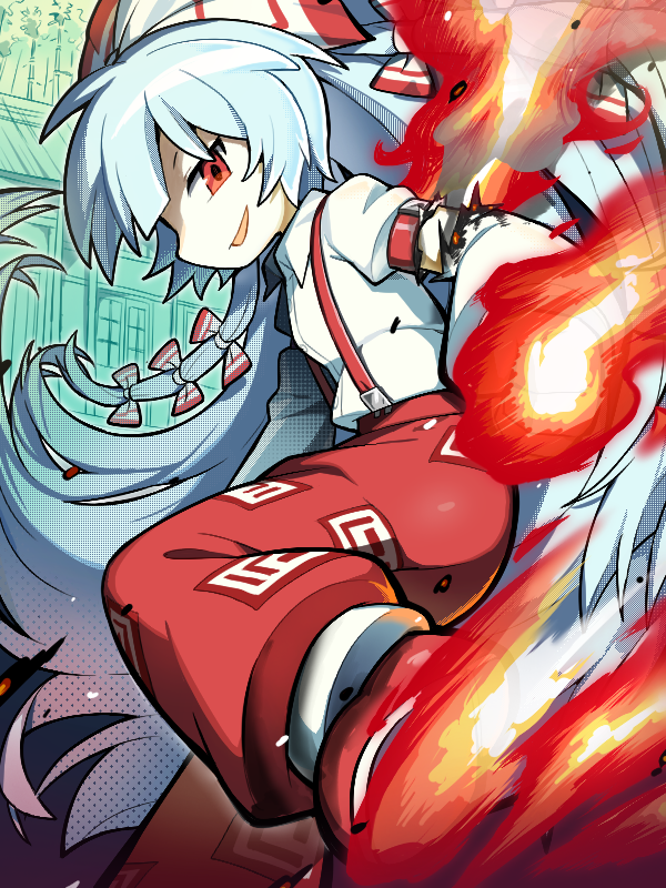 Fujiwara No Mokou (Touhou) Rule 34 Image
