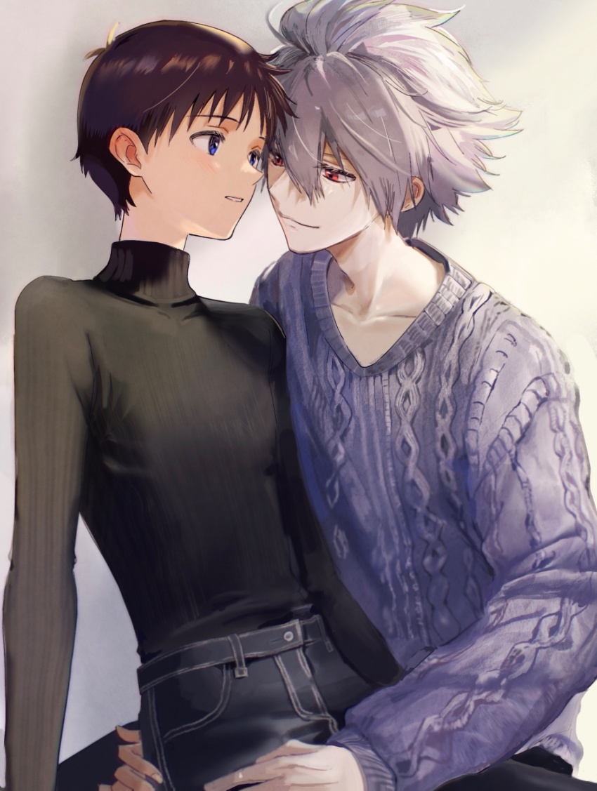 Ikari Shinji (Nagisa Kaworu) Rule 34 Image