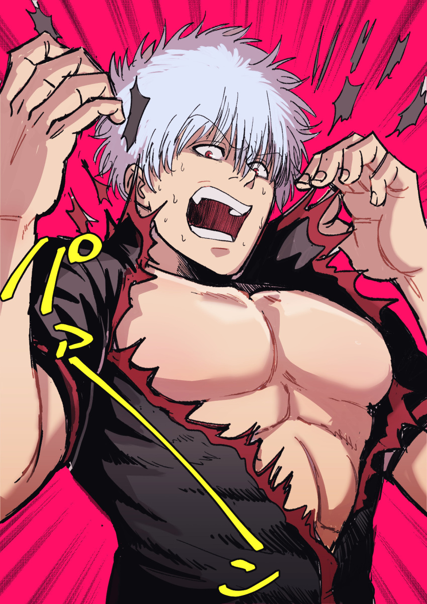 Gintoki Sakata (Gintama) Rule 34 Image