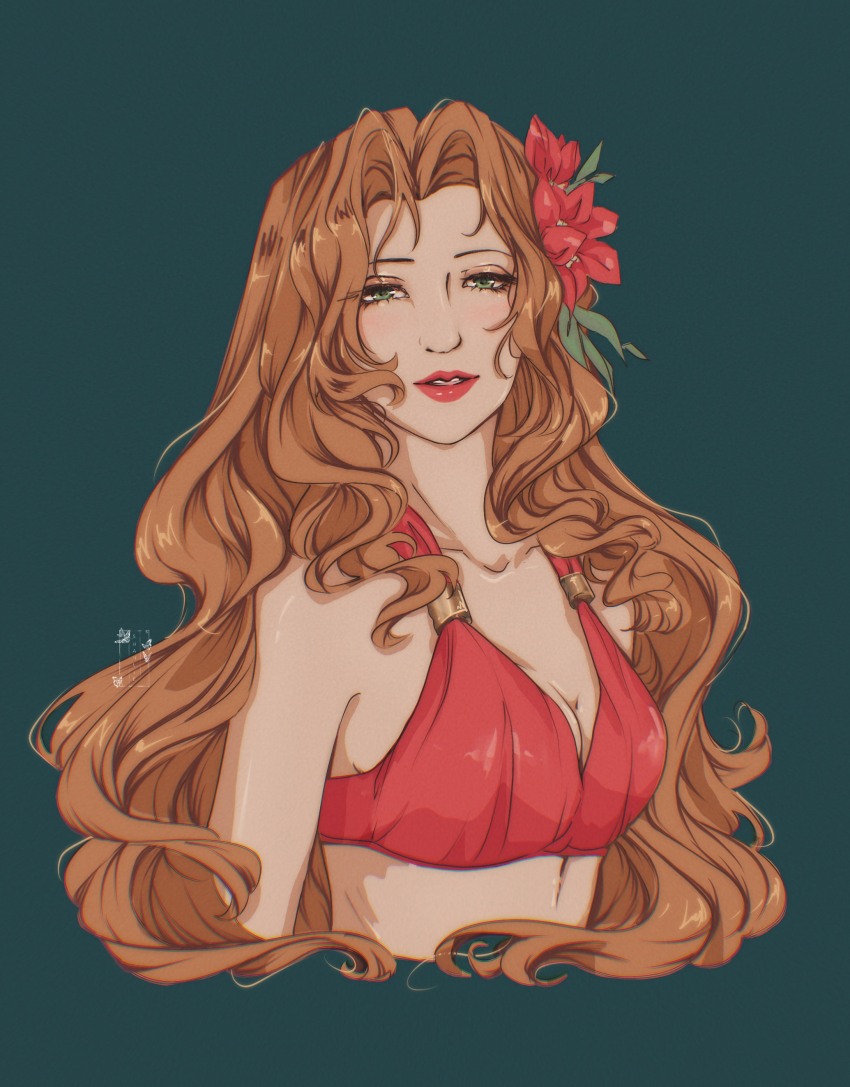Aerith Gainsborough (Final Fantasy) Rule 34 Image