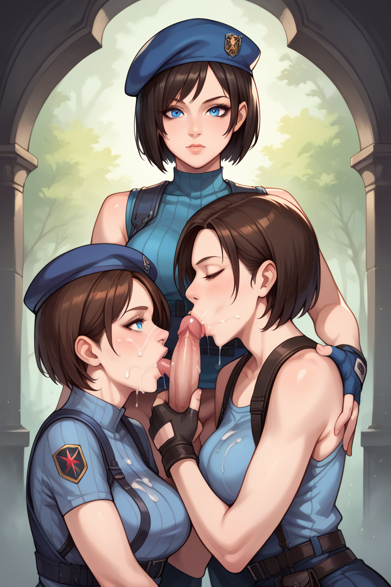 Jill Valentine (Resident Evil) Rule 34 Image