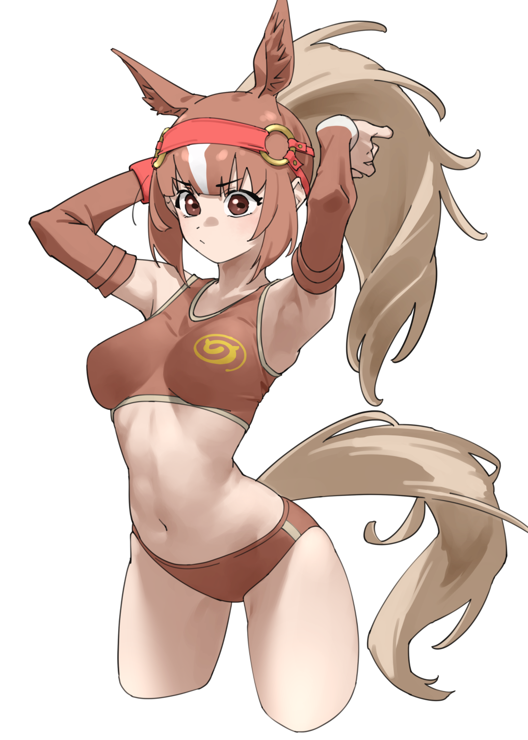 Chestnut Thoroughbred (Kemono Friends) Rule 34 Image