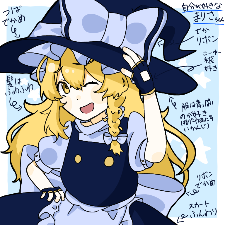 Kirisame Marisa (Touhou) Rule 34 Image