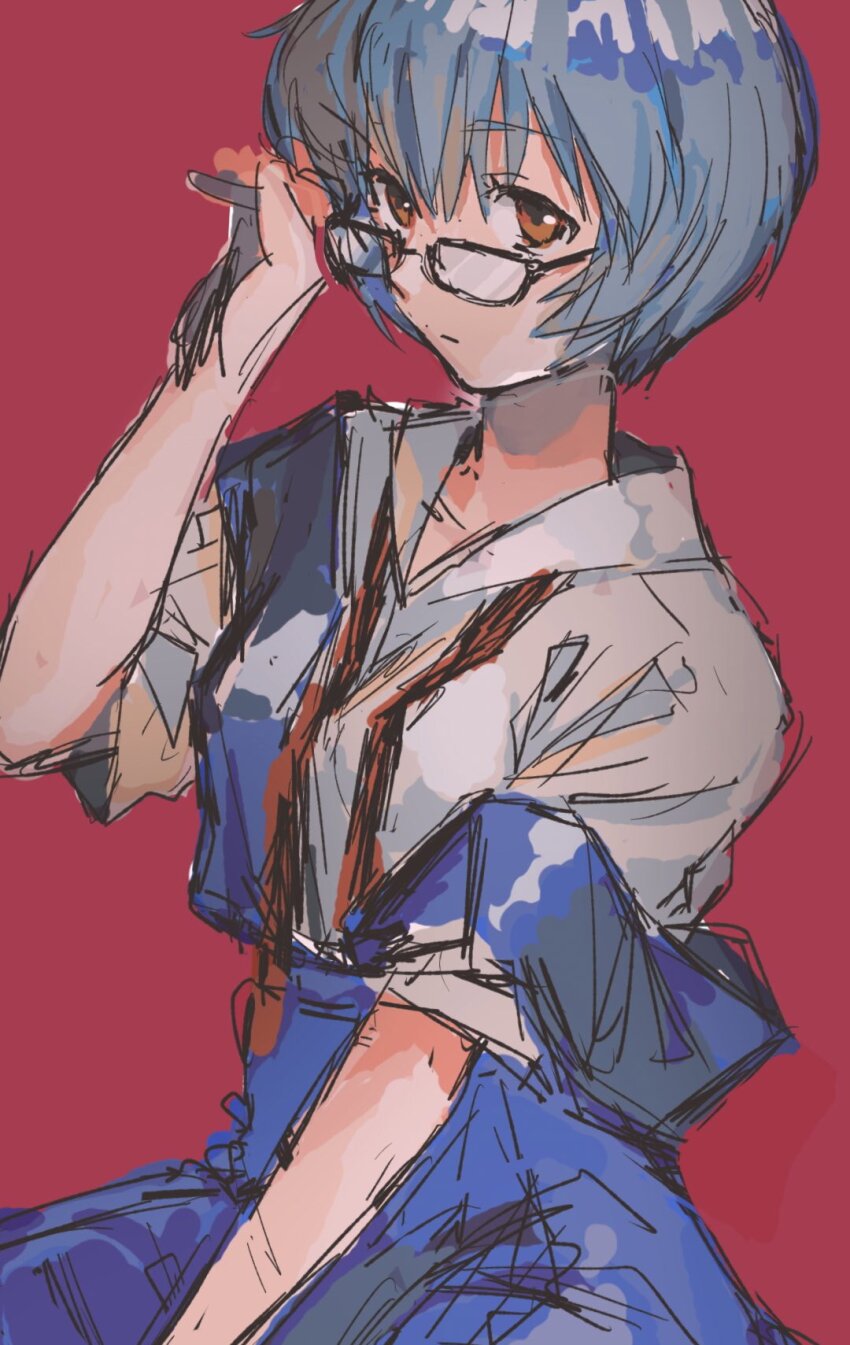 Ayanami Rei (Neon Genesis Evangelion) Rule 34 Image