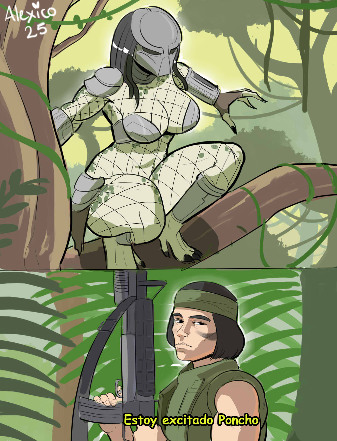 Female Yautja (Predator (Franchise)) Rule 34 Image