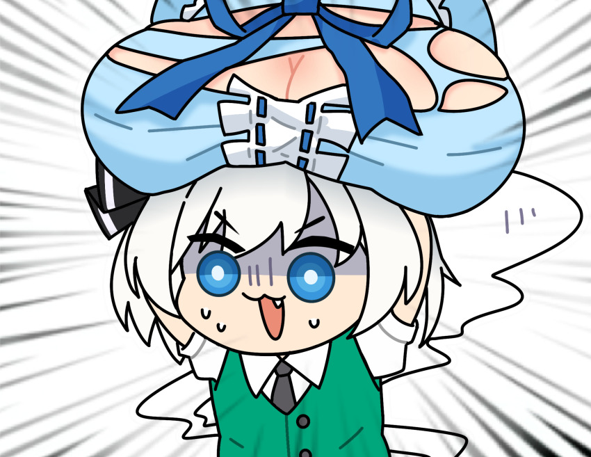 Konpaku Youmu (Touhou) Rule 34 Image