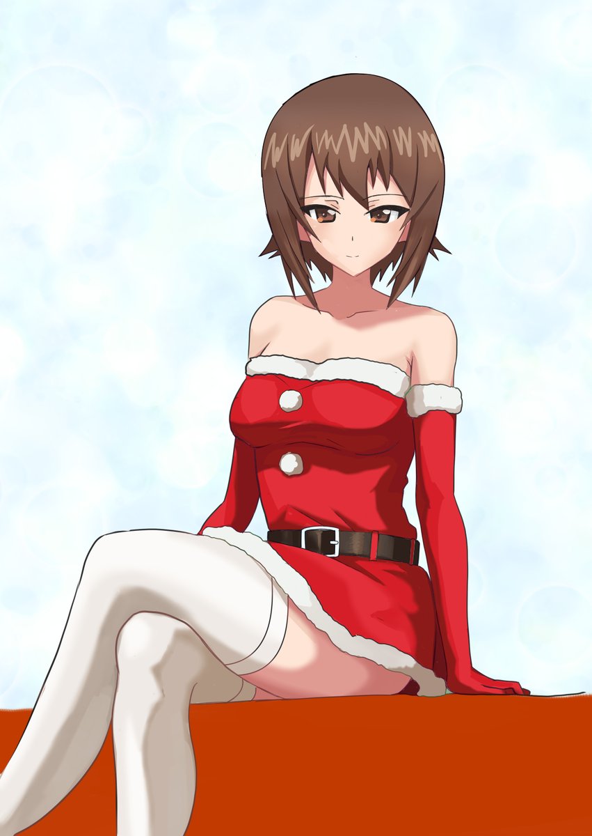Nishizumi Maho (Christmas) Rule 34 Image