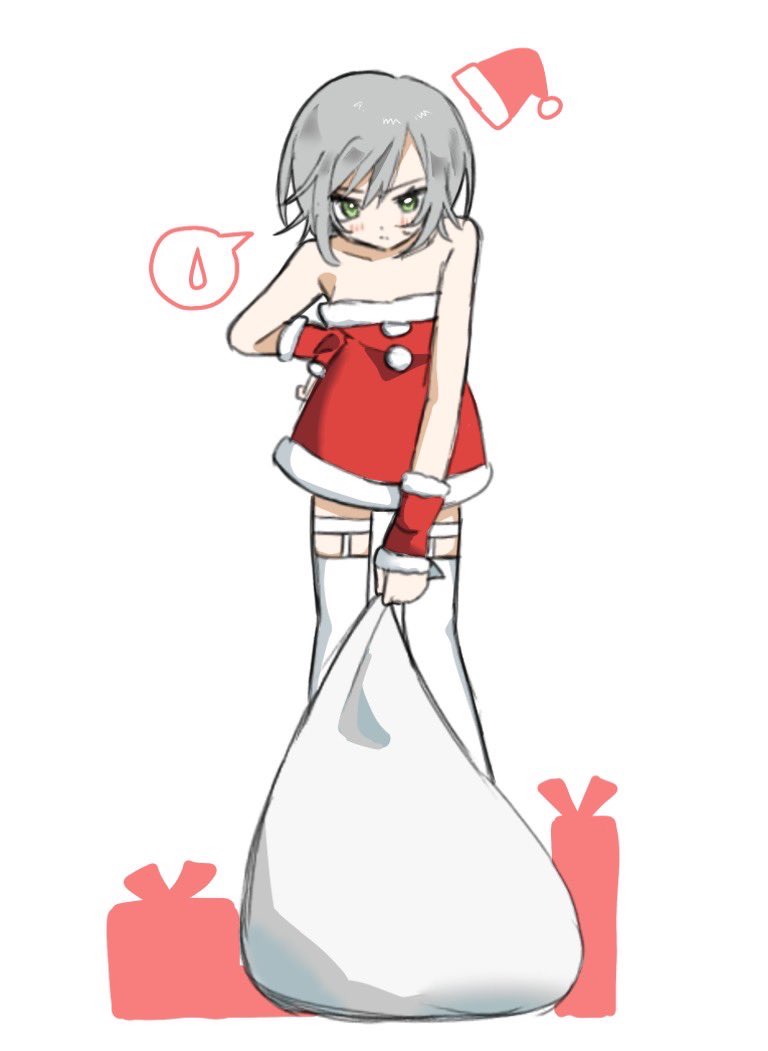 Hinomori Shiho (Christmas) Rule 34 Image