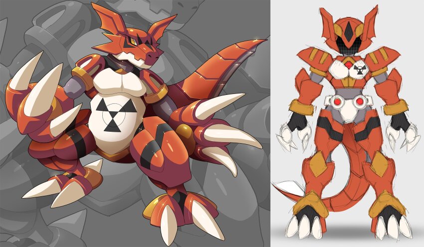 Guilmon (Digimon) Rule 34 Image