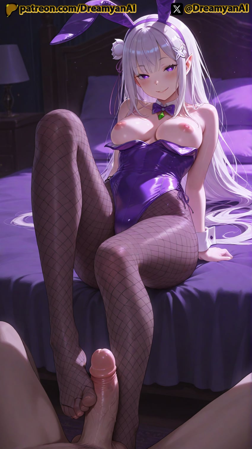 Emilia (Re:Zero) Rule 34 Image