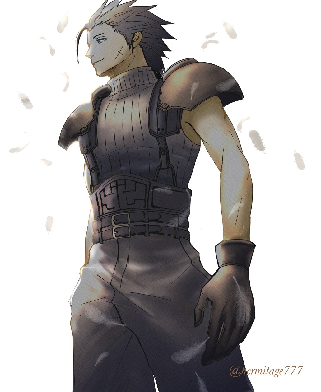 Zack Fair (Final Fantasy) Rule 34 Image