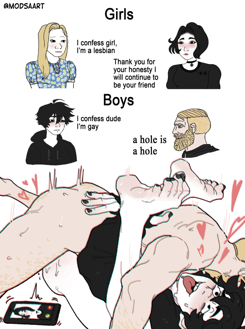 Doomer Girl (Yes Chad) Rule 34 Image