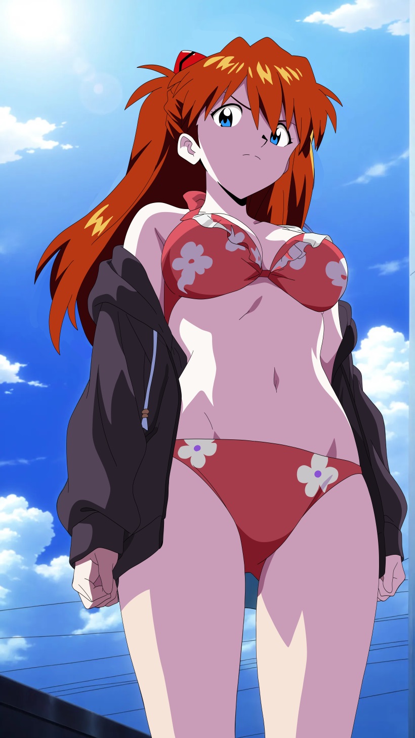 Souryuu Asuka Langley (Neon Genesis Evangelion) Rule 34 Image