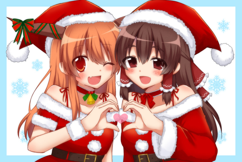 Hakurei Reimu (Christmas) Rule 34 Image
