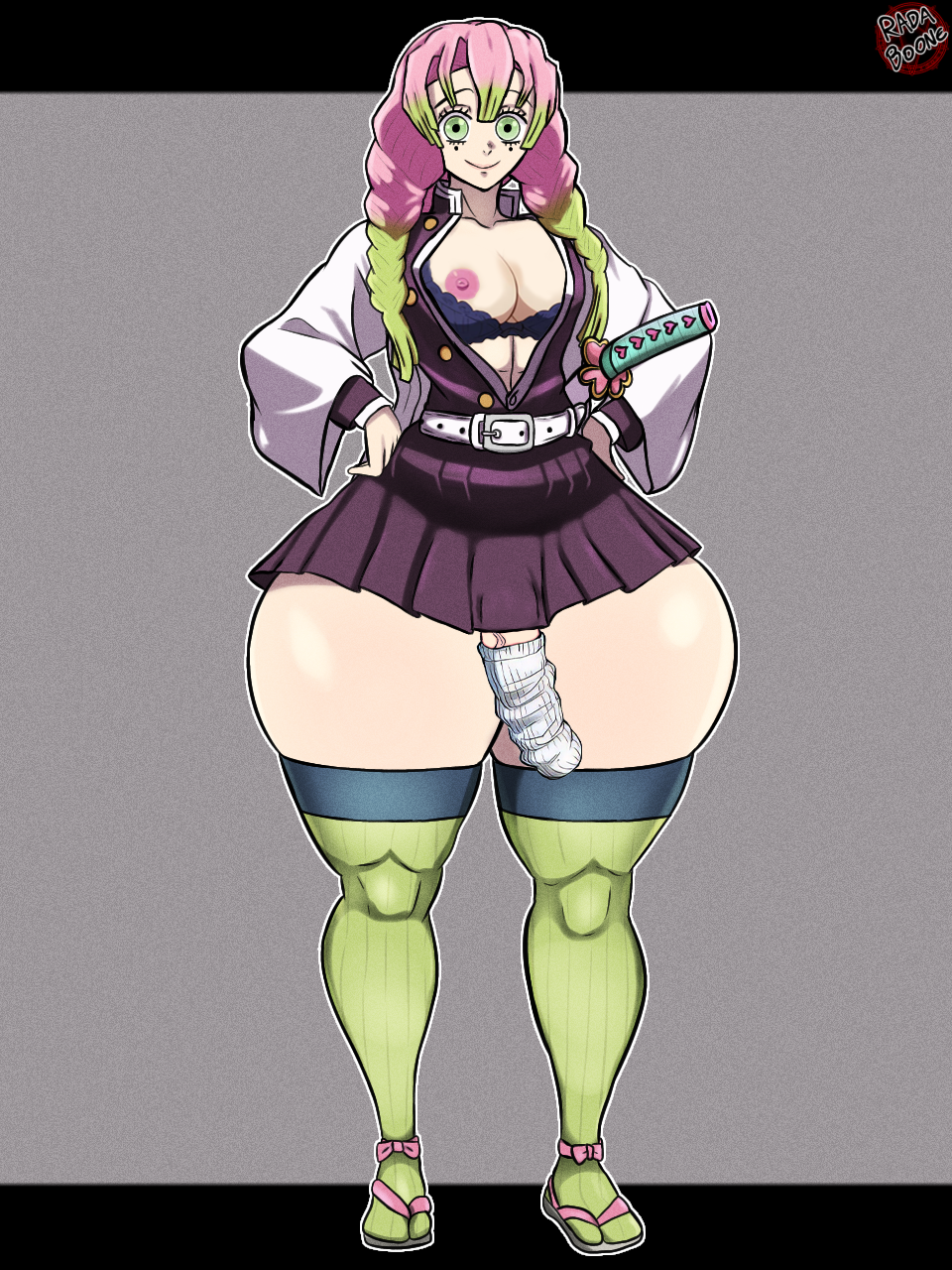 Kanroji Mitsuri (Demon Slayer) Rule 34 Image