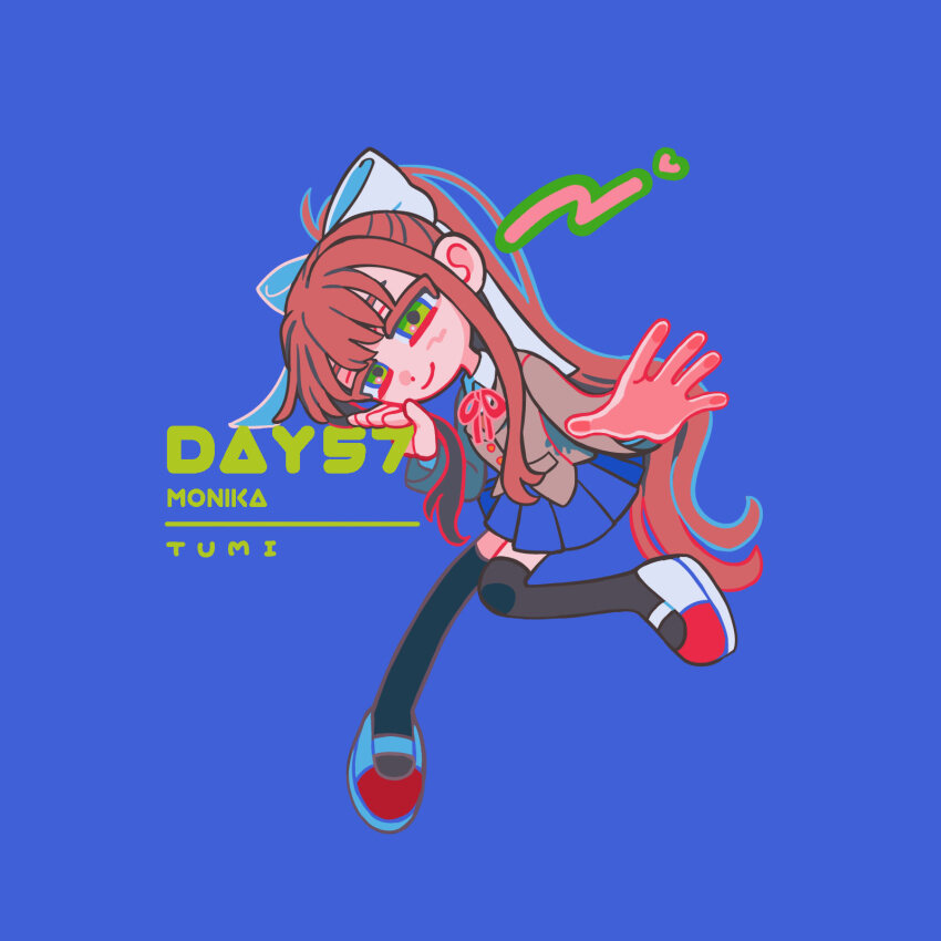 Monika (Doki Doki Literature Club) Rule 34 Image