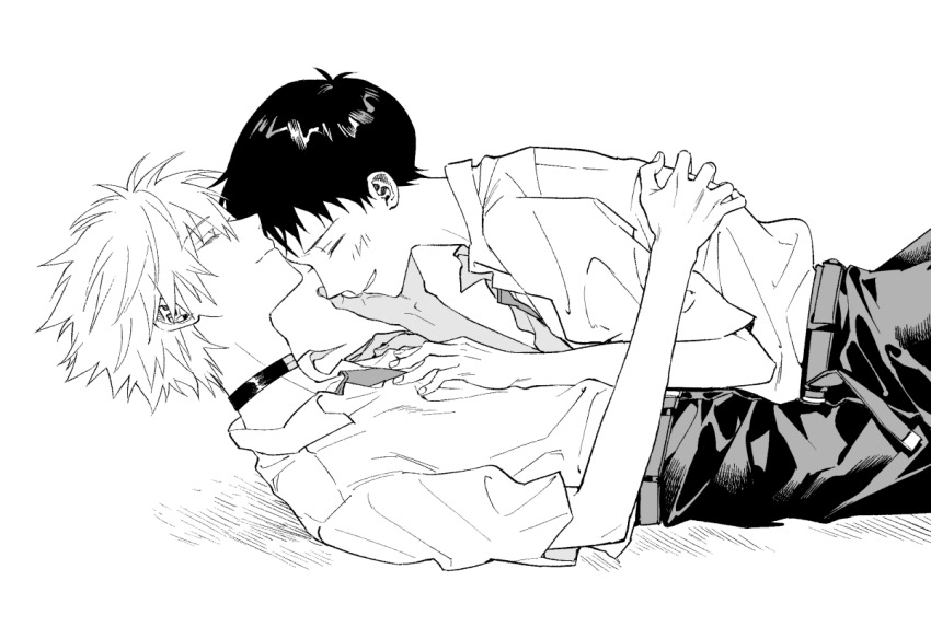 Ikari Shinji (Nagisa Kaworu) Rule 34 Image