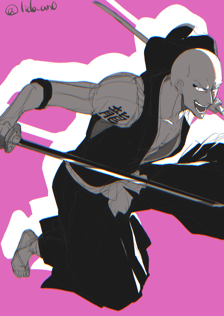 Madarame Ikkaku (Bleach) Rule 34 Image