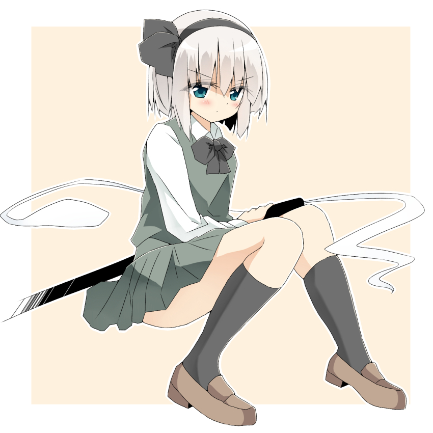 Konpaku Youmu (Touhou) Rule 34 Image