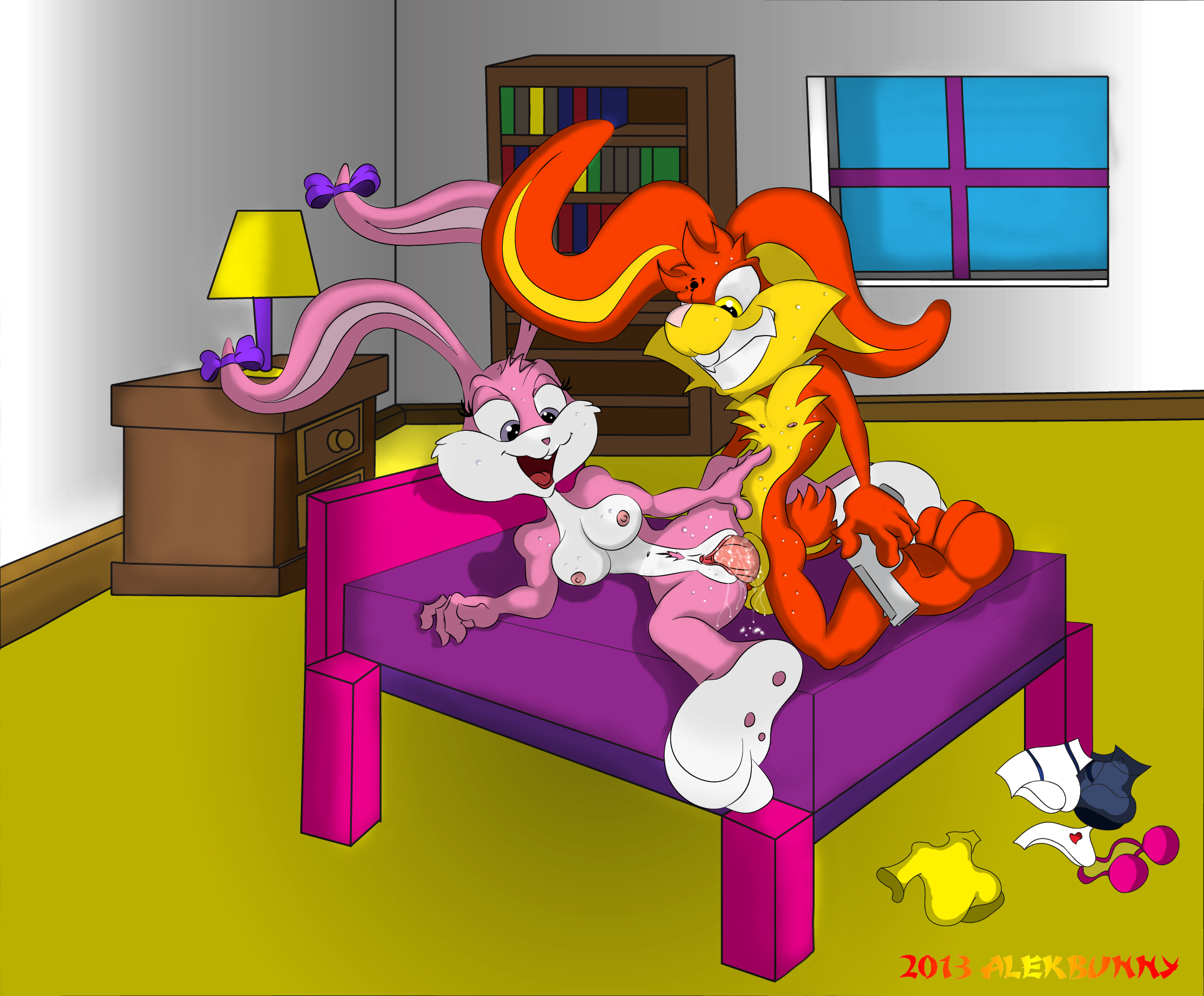 Babs Bunny (Tiny Toon Adventures) Rule 34 Image