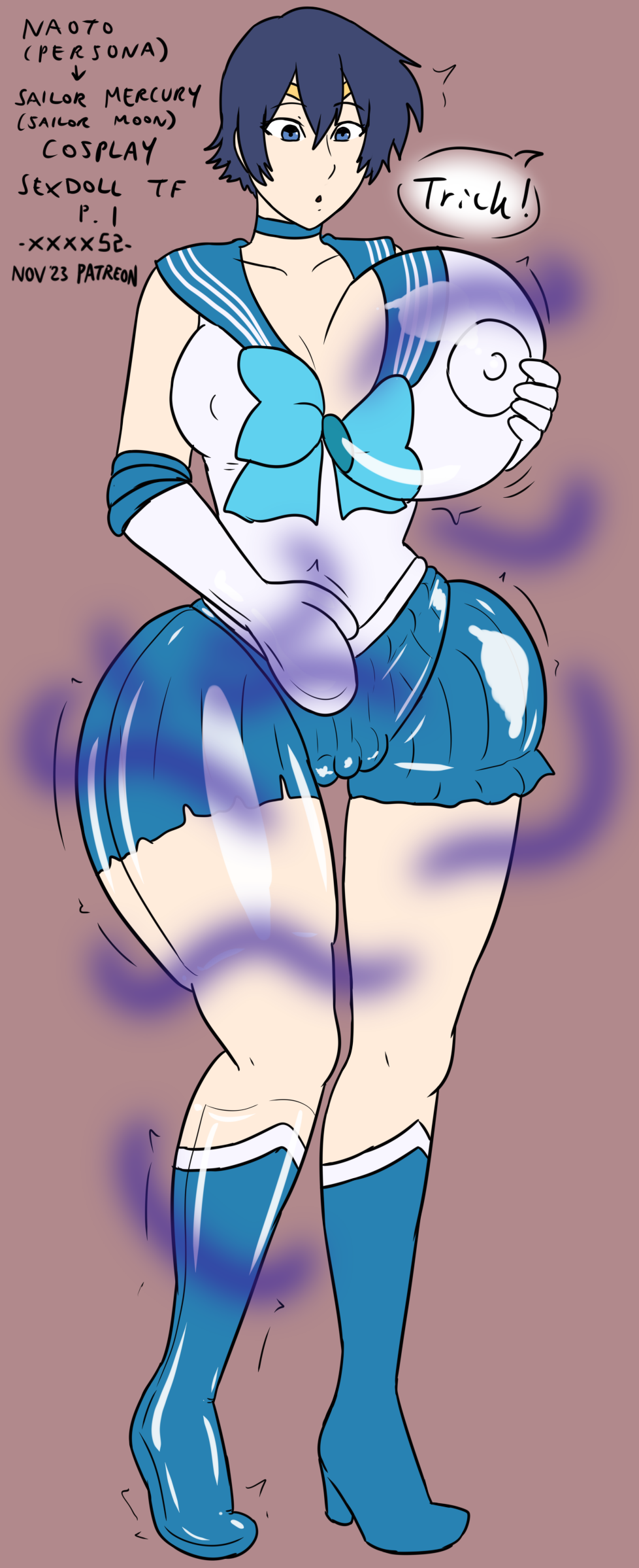 Sailor Mercury (Cosplay) Rule 34 Image