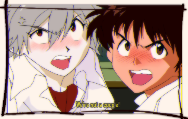 Ikari Shinji (Nagisa Kaworu) Rule 34 Image