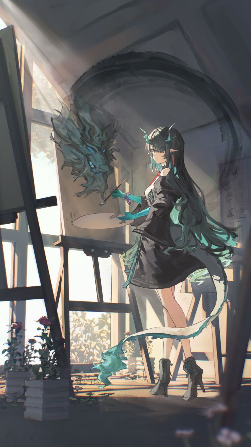 Dusk (Arknights) Rule 34 Image