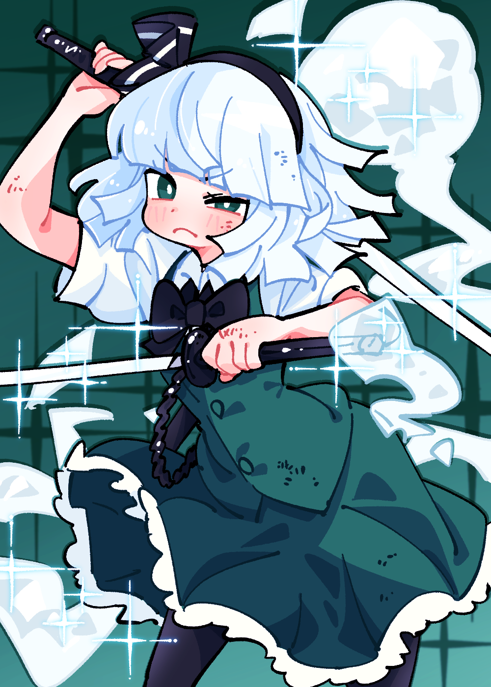 Konpaku Youmu (Touhou) Rule 34 Image