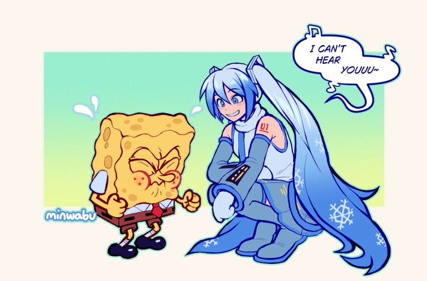 Hatsune Miku (Spongebob Squarepants) Rule 34 Image