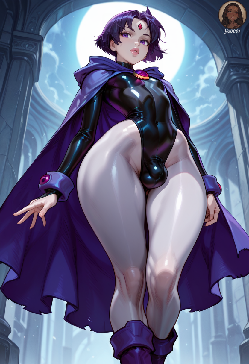 Male Raven (Teen Titans) Rule 34 Image