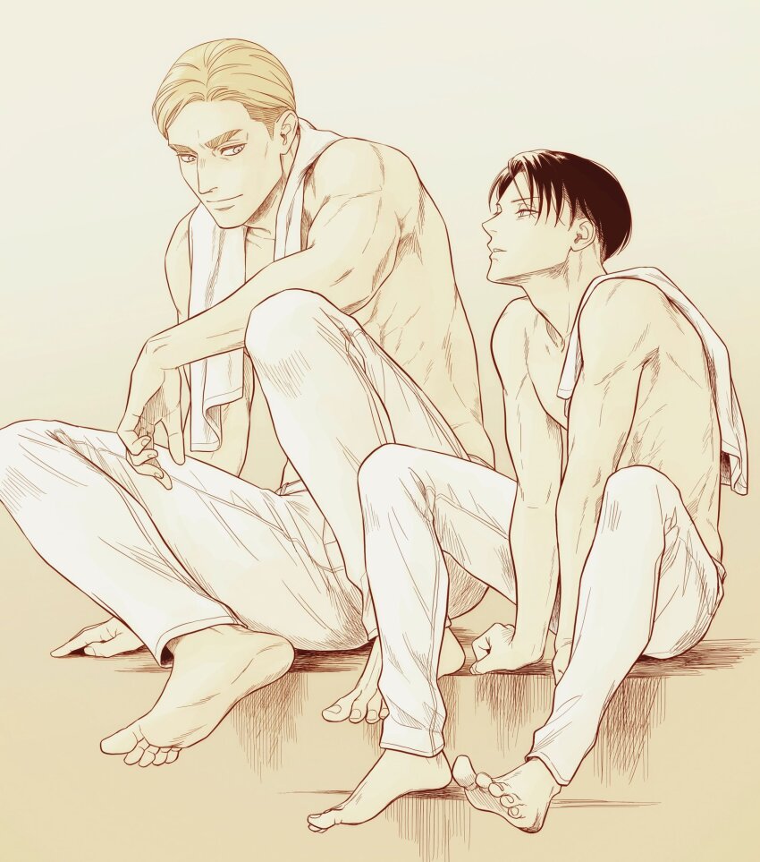 Erwin Smith (Levi (Shingeki No Kyojin)) Rule 34 Image