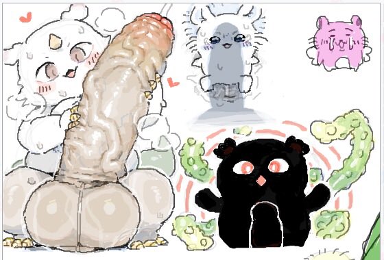 Momonga (Chiikawa) Rule 34 Image
