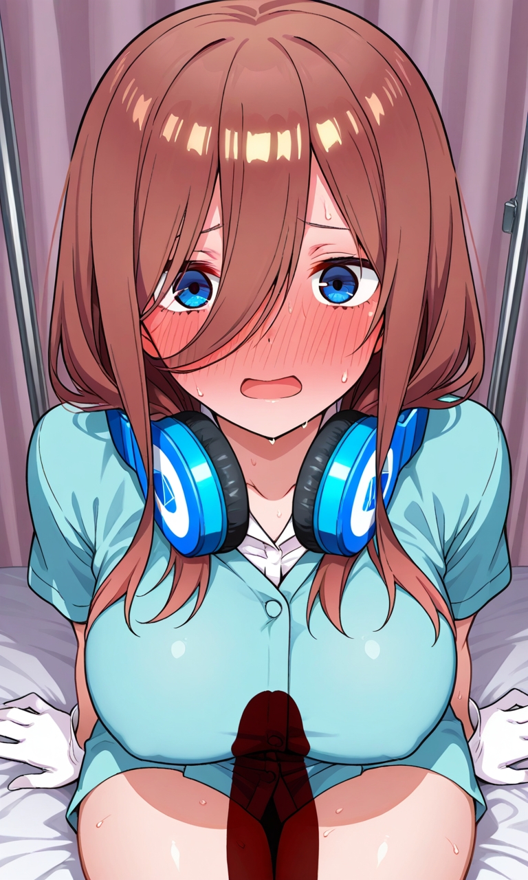 Nakano Miku (Go-Toubun No Hanayome) Rule 34 Image