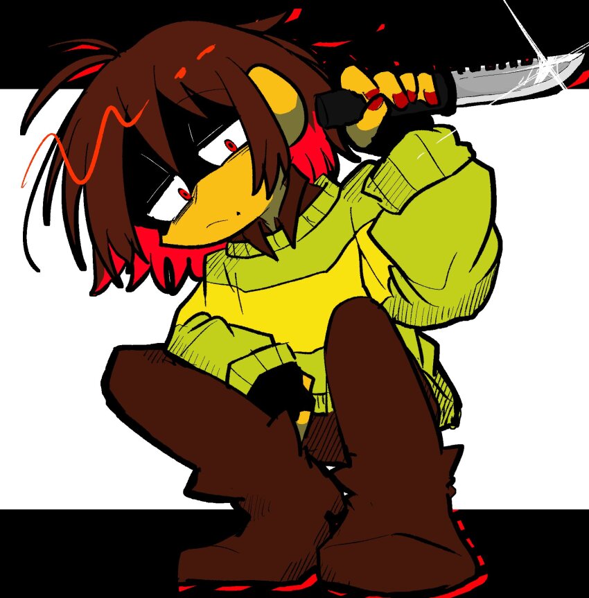 Kris (Deltarune) Rule 34 Image