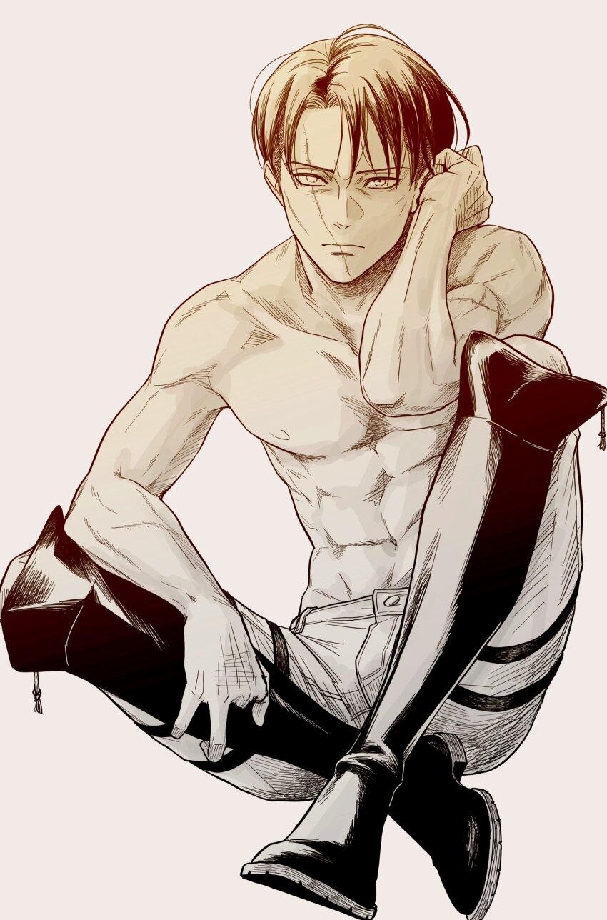 Levi (Shingeki No Kyojin) Rule 34 Image