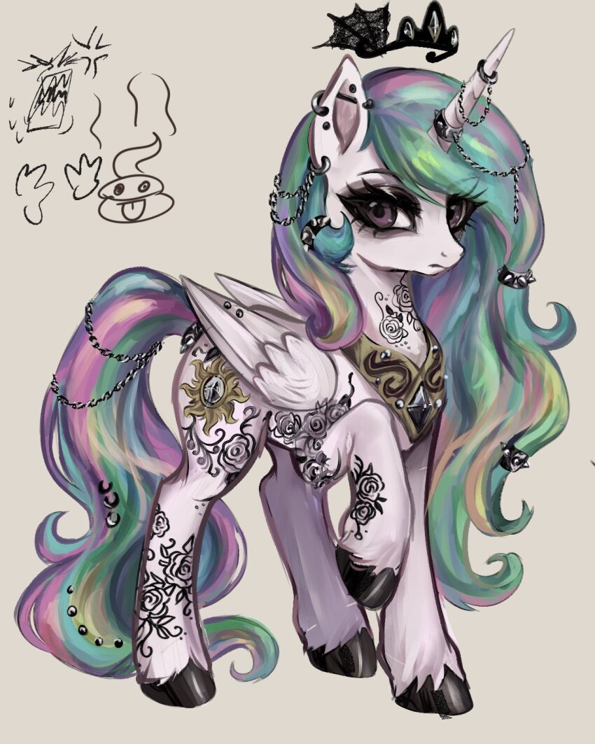 Princess Celestia (My Little Pony) Rule 34 Image
