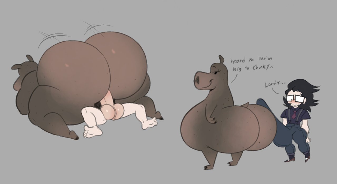 Gloria The Hippopotamus (Dreamworks) Rule 34 Image