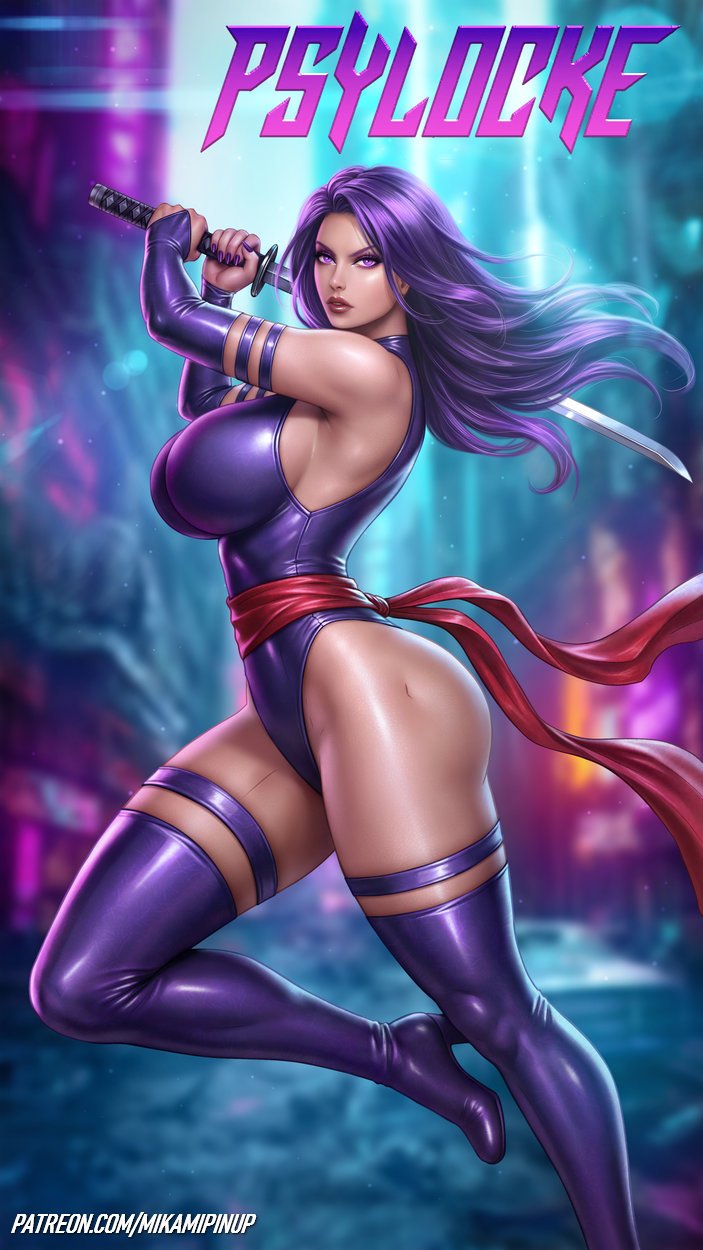 Psylocke (Marvel) Rule 34 Image