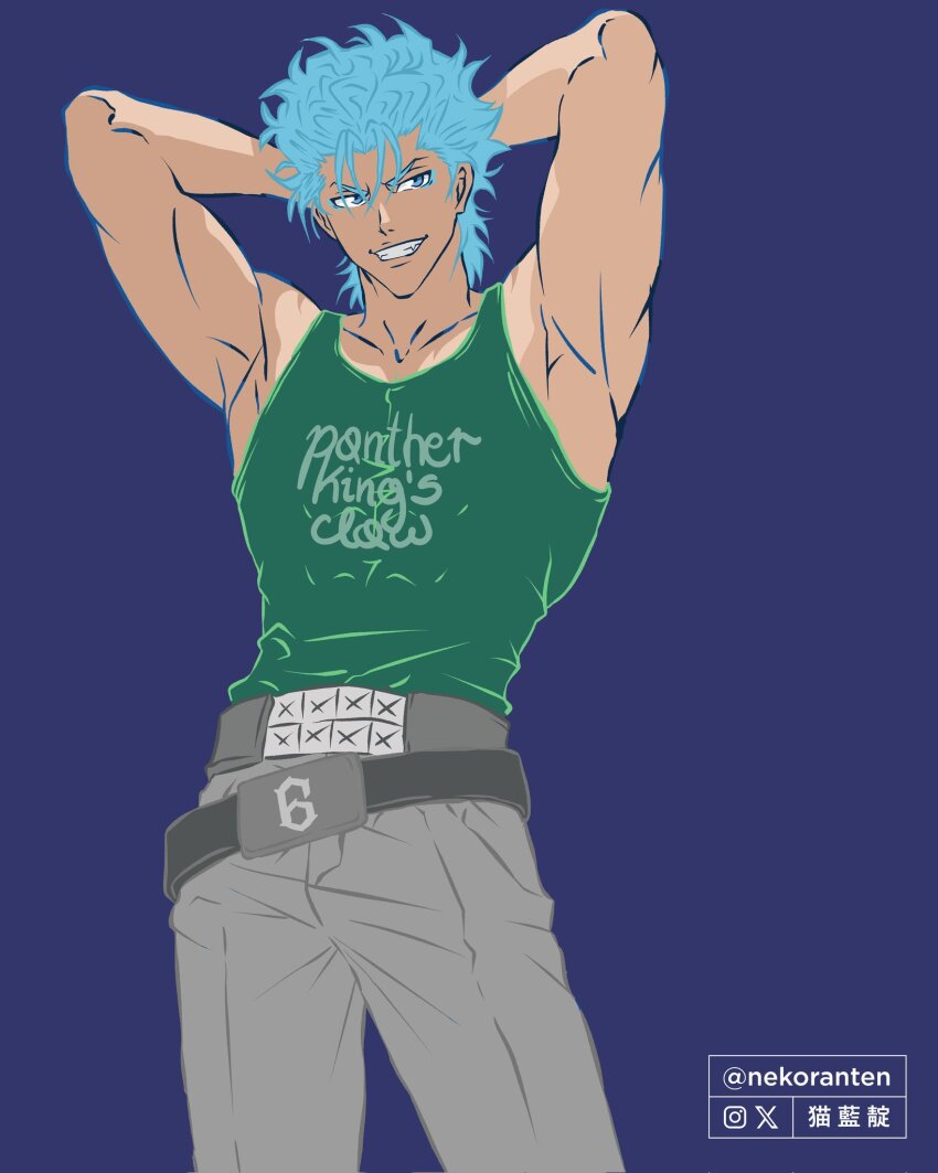 Grimmjow Jaegerjaquez (Bleach) Rule 34 Image