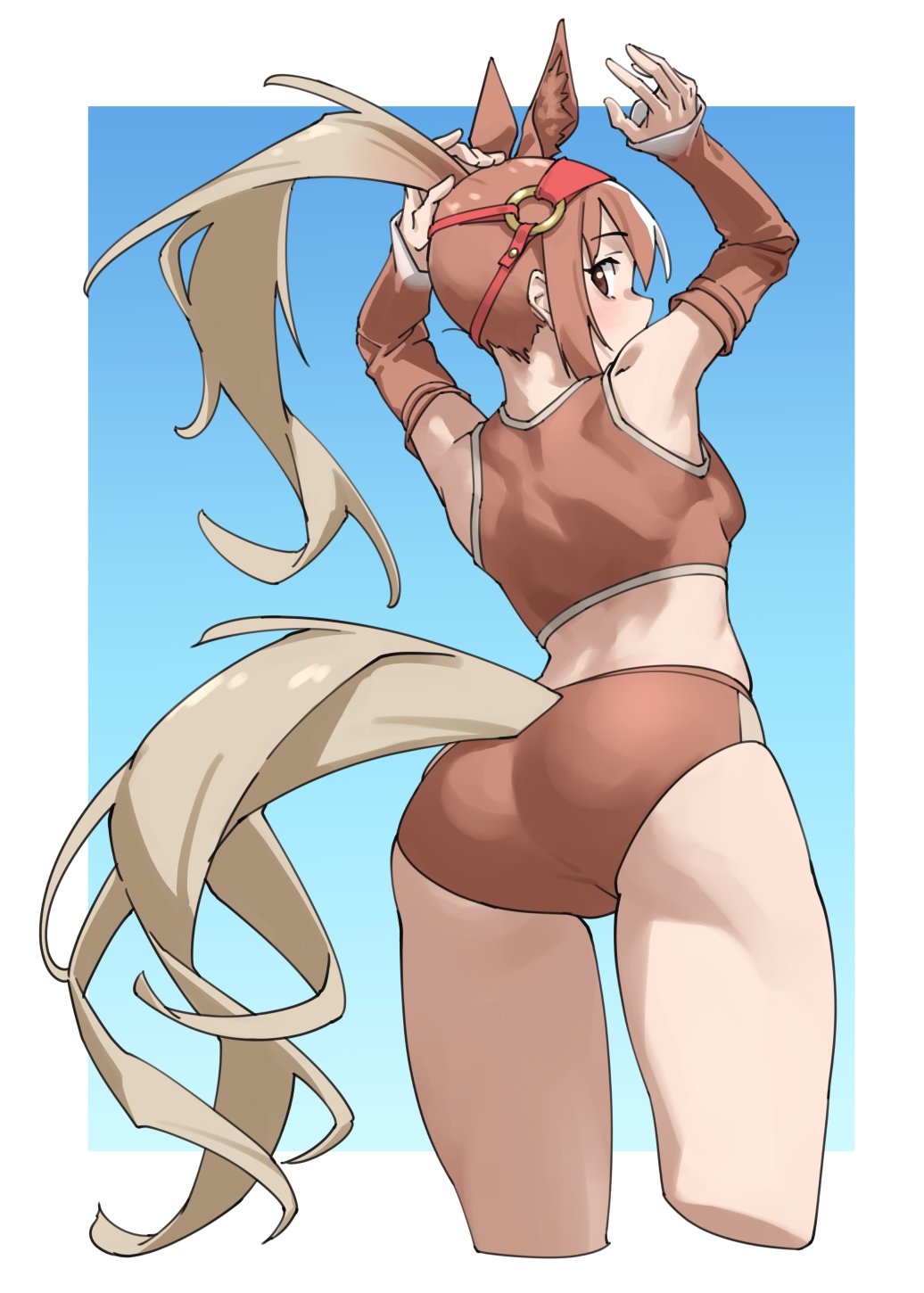 Chestnut Thoroughbred (Kemono Friends) Rule 34 Image