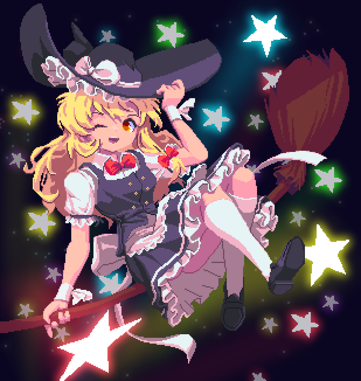 Kirisame Marisa (Touhou) Rule 34 Image