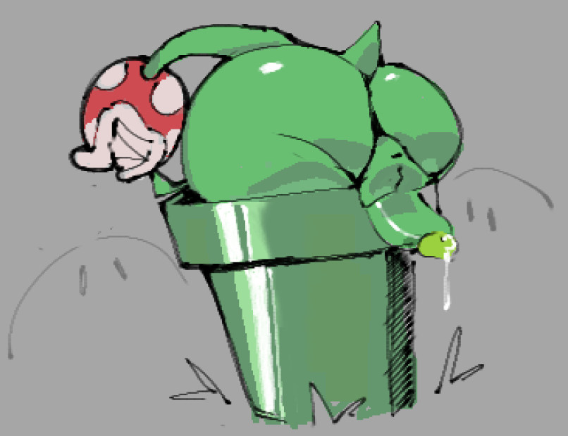 Piranha Plant (Mario (Series)) Rule 34 Image