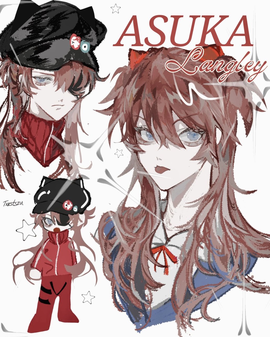 Souryuu Asuka Langley (Neon Genesis Evangelion) Rule 34 Image