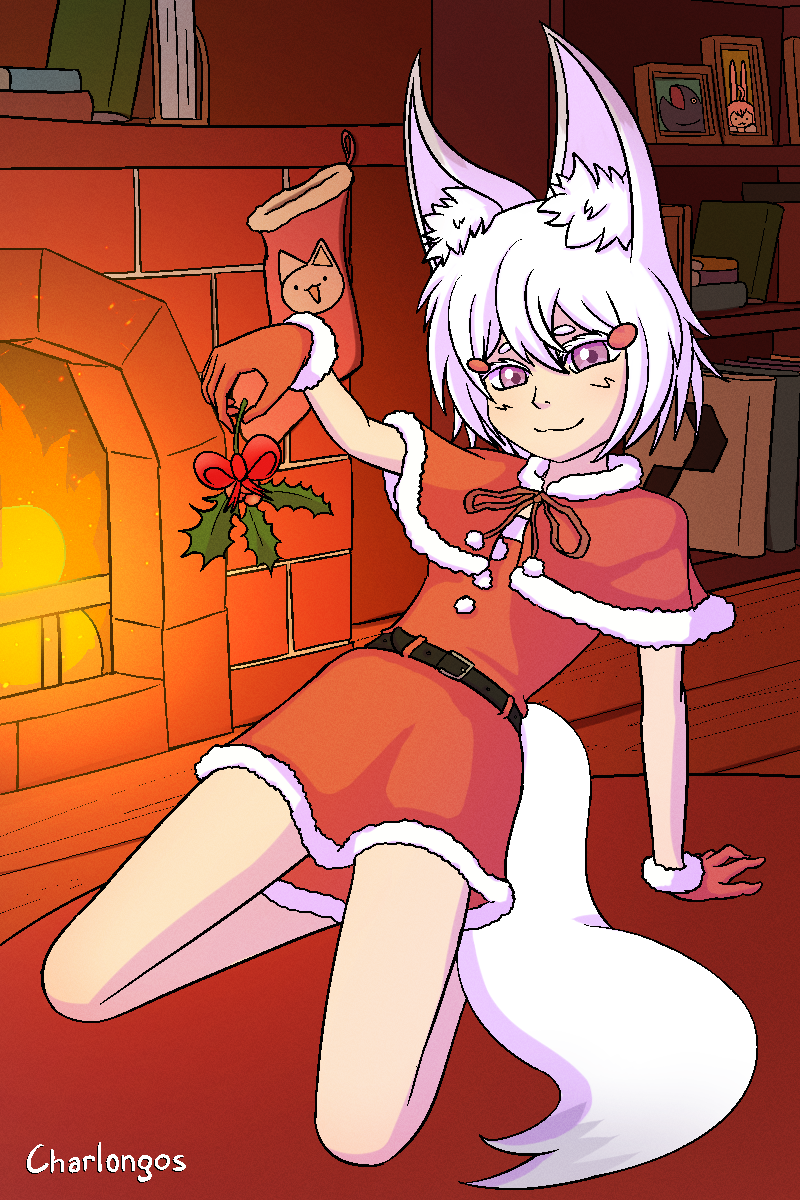 Tenma Maemi (Christmas) Rule 34 Image