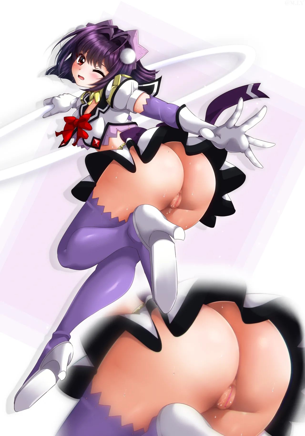 Yuzuki Kanaha (Mahou Senshi Sweet Knights) Rule 34 Image