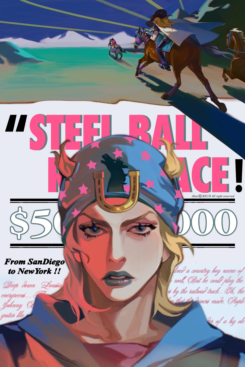 Gyro Zeppeli (Jojo No Kimyou Na Bouken) Rule 34 Image