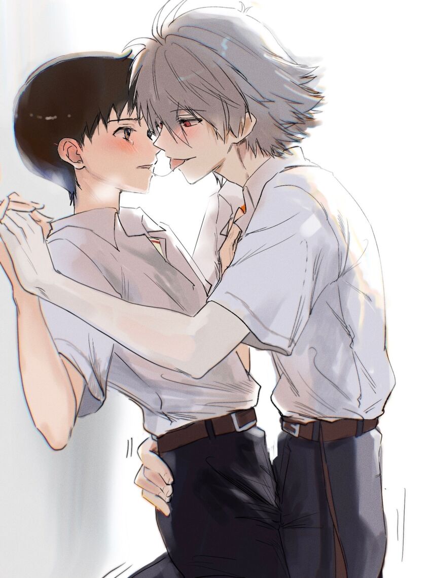 Ikari Shinji (Nagisa Kaworu) Rule 34 Image