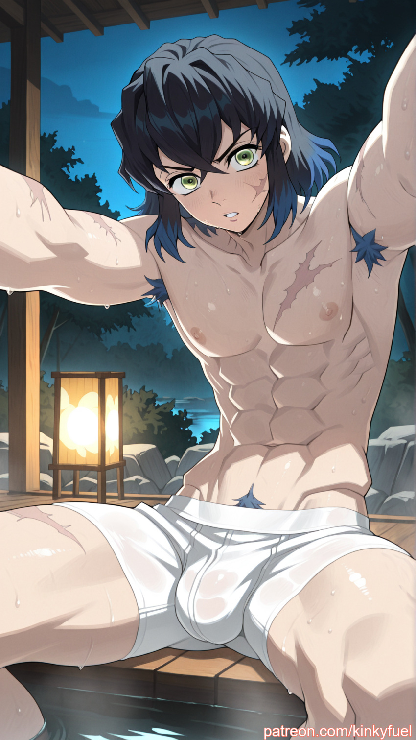 Inosuke Hashibira (Demon Slayer) Rule 34 Image