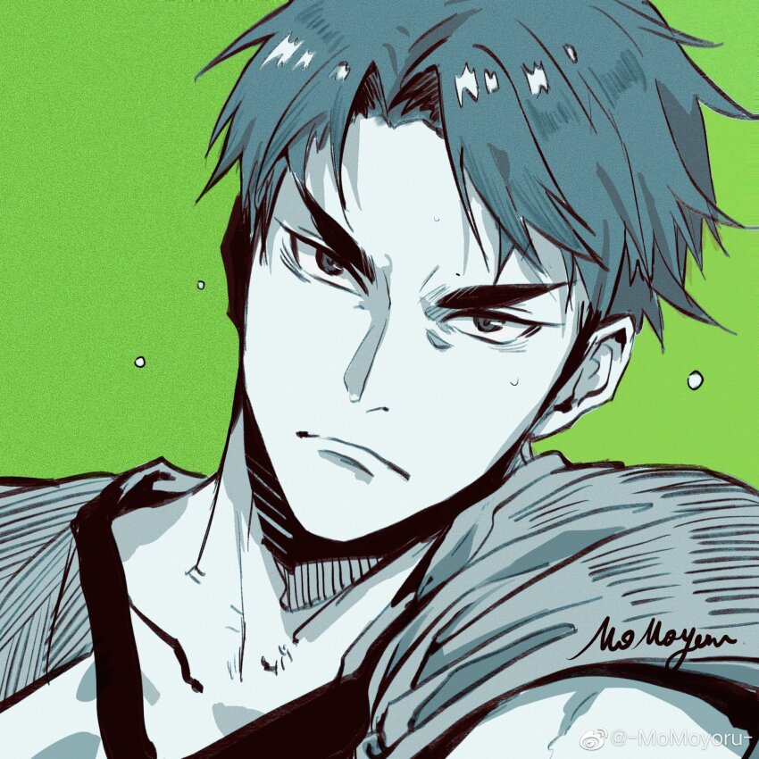 Ushijima Wakatoshi (Haikyuu!!) Rule 34 Image
