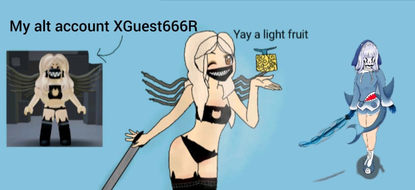 Light (Blox Fruits) Rule 34 Image